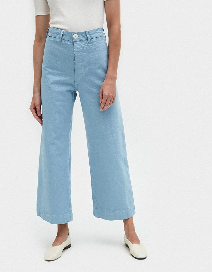 Jesse Kamm Sailor Pant in Piscine Blue | Need Supply Co.