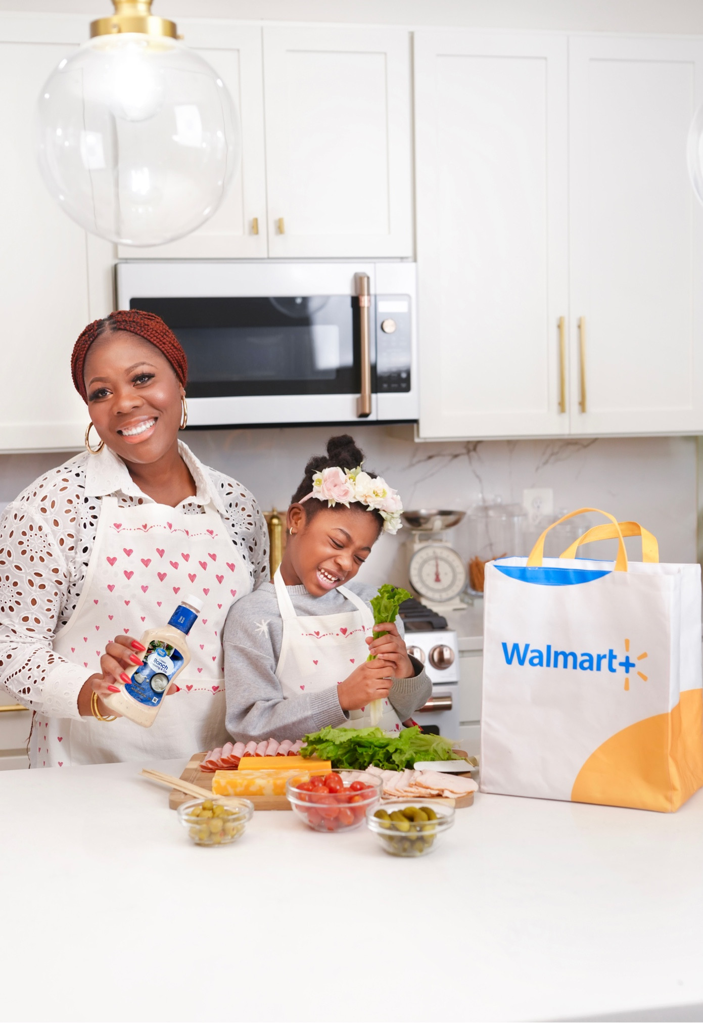 Belle is still in her “I want to be a chef” era so she gets excited about our  Walmart+ deliveries as much as I do :) 😅🥬🍅🧀🥓  She’s in charge of our menu this week, and today we are trying a club sandwich on the stick from the Walmart App. 
I love that I can add all the ingredients for the recipe to my cart with just one click. And with my Walmart+ free delivery from stores benefit, I had all the ingredients delivered straight to my door. With Walmart+ I save time and money and focus on what’s important: more family time and making memories like this :) 
Click the link below to try Walmart+ with a 30 day free trial @Walmart #WalmartPartner  
*$35 order minimum. Restrictions apply.  

#LTKSeasonal #LTKhome #LTKfamily