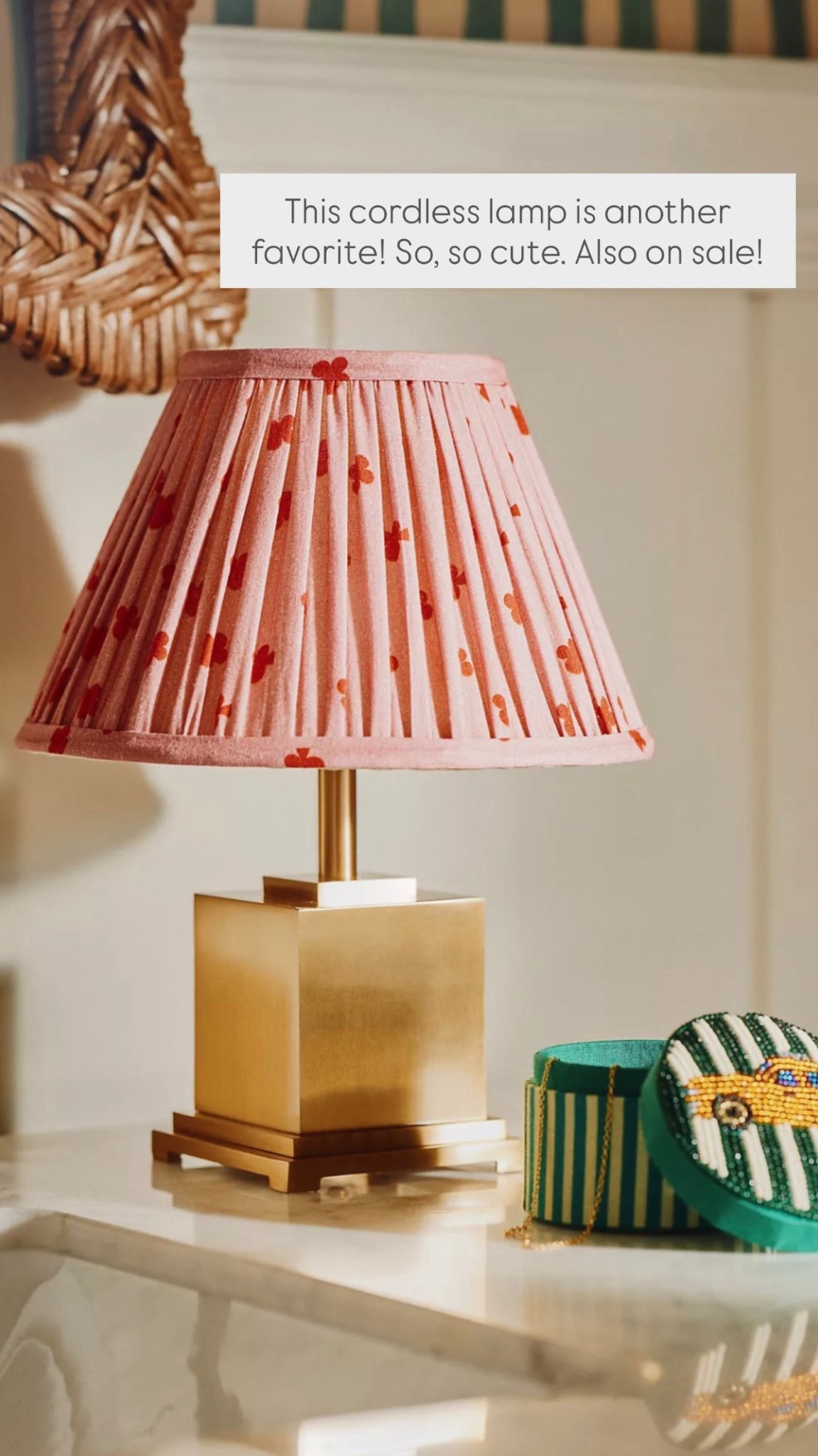 This cordless lamp from Anthropologie is another favorite! So, so cute. Also on sale! Perfect for a kid’s bedroom or entryway table. 

#LTKKids #LTKHome #LTKSaleAlert