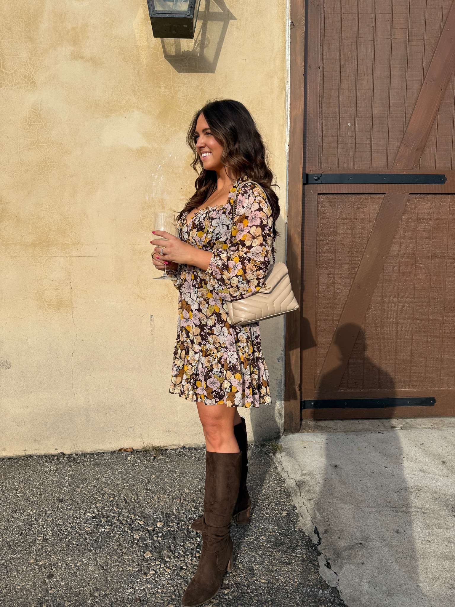 Winery day outfit! Dress is on major sale! Wearing a medium 