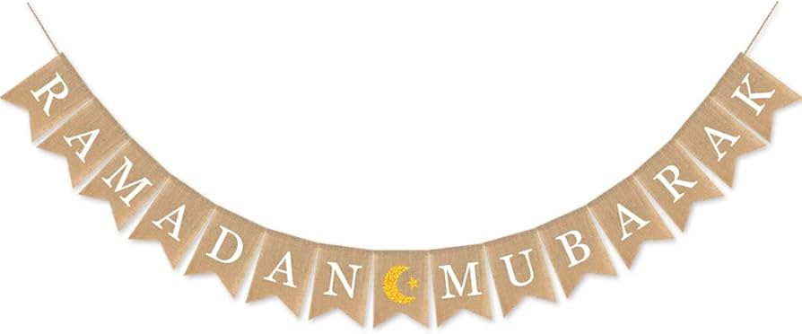 Eid Mubarak Banner Mubarak Party Decoration Ramadan Party Decorations Supplies (Ramadan Mubarak) | Amazon (US)