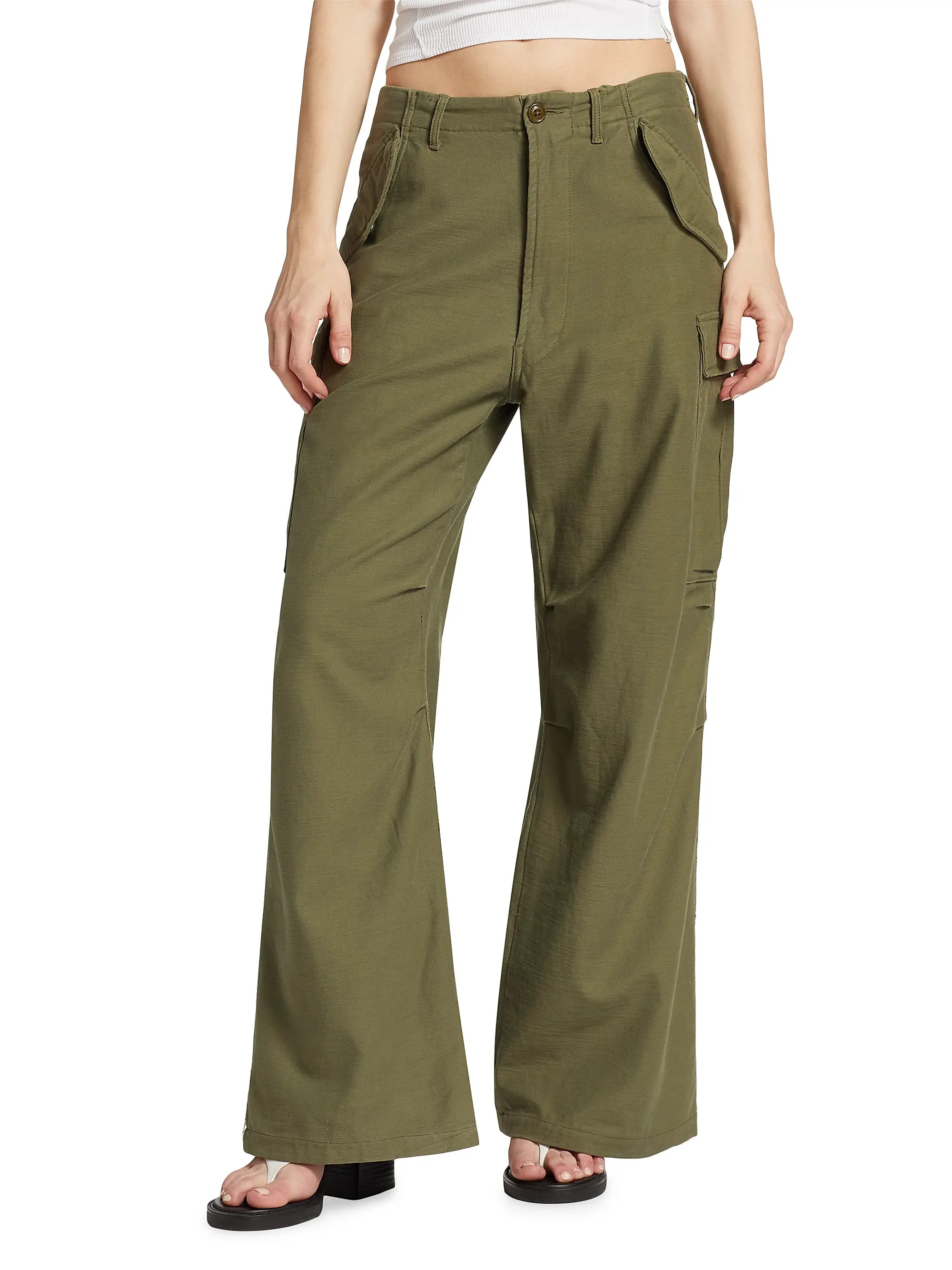 Wide-Leg Cargo Pants | Saks Fifth Avenue
