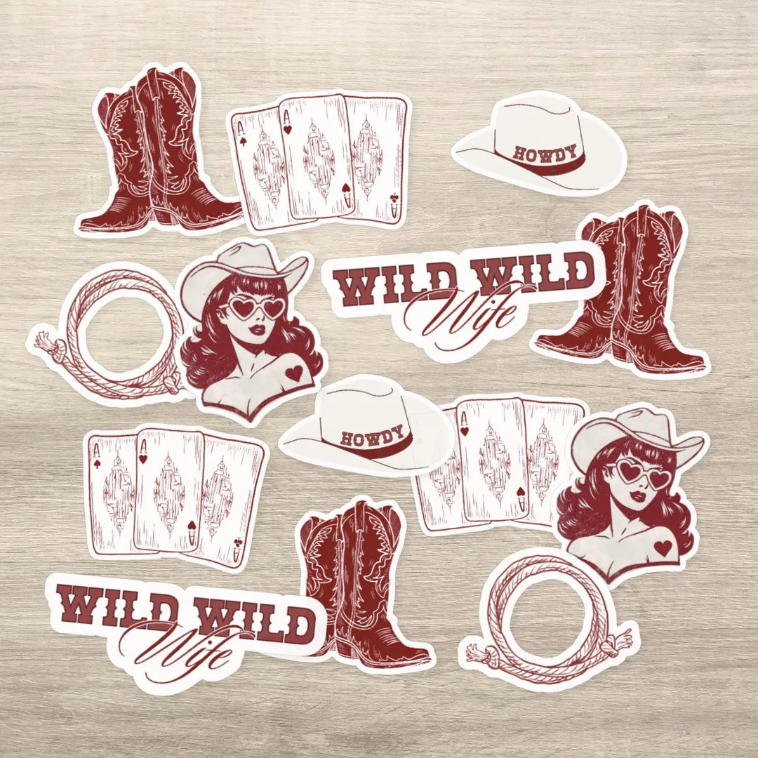 Wild Wild Wife Bachelorette Confetti | Western Bachelorette Decorations | Last Rodeo Bachelorette... | Etsy (Global)
