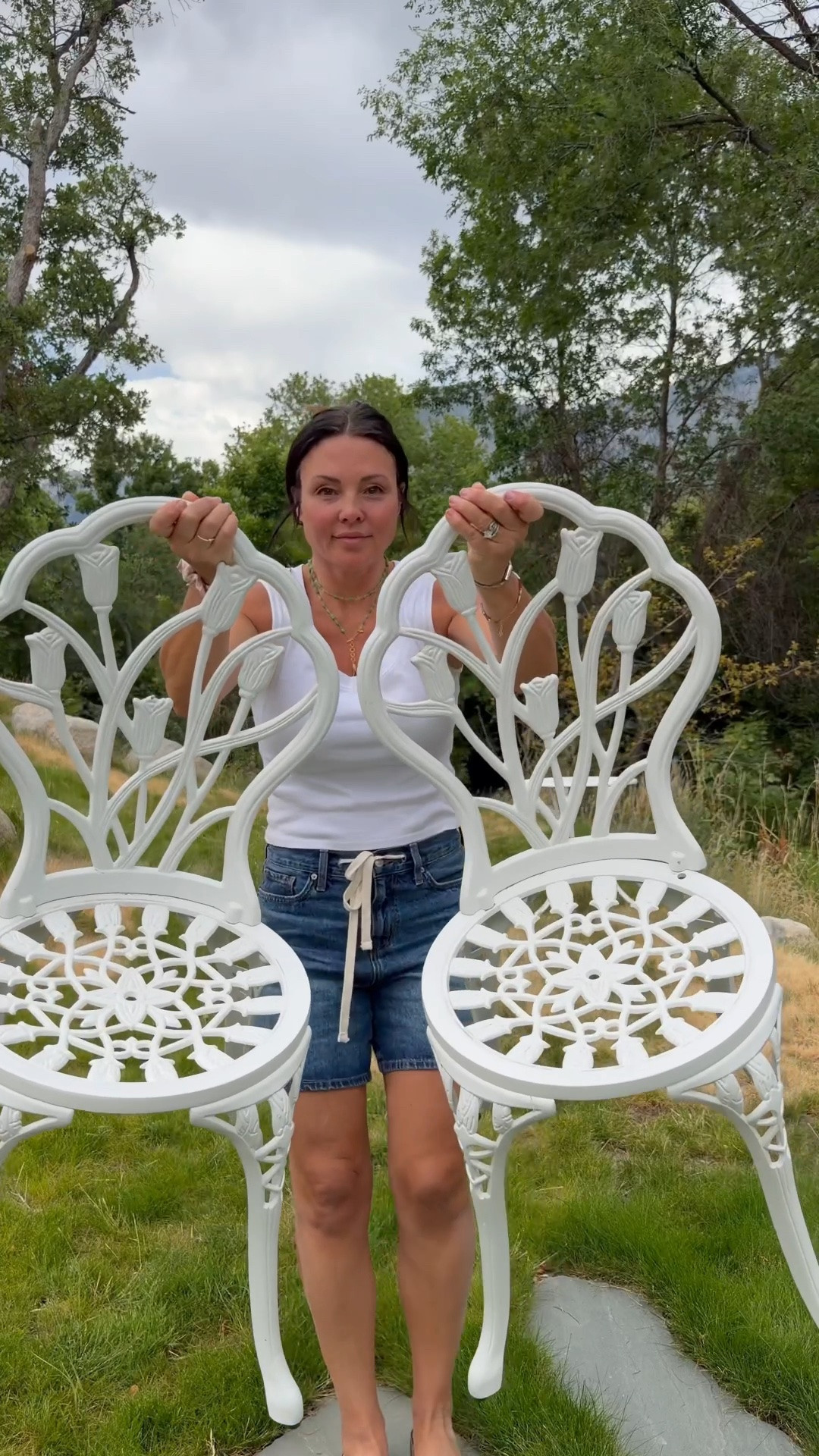 My favorite bistro set that totally looks like love shack fancy but affordable.

#LTKSaleAlert #LTKHome
