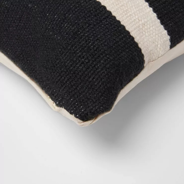 Oversized Blocked Woven Square Throw Pillow - Threshold™ | Target