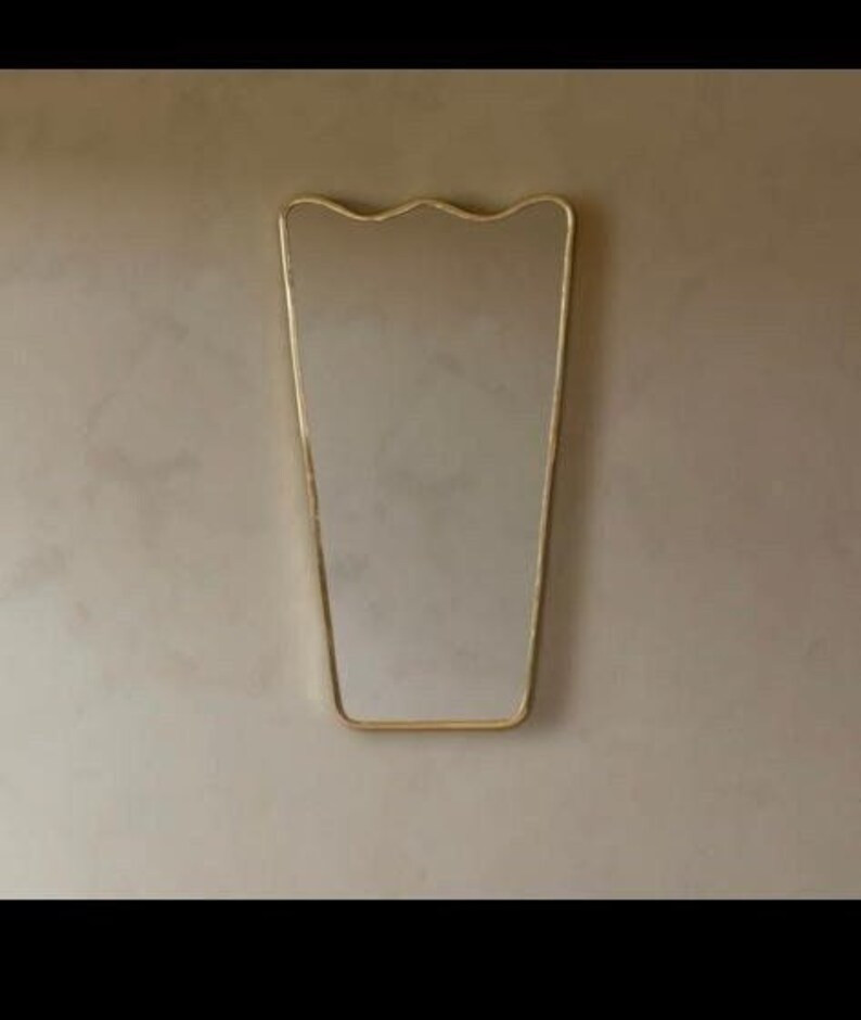 Italian Style Wavy Irregular Bathroom Home Decor Mirror - Etsy | Etsy (US)