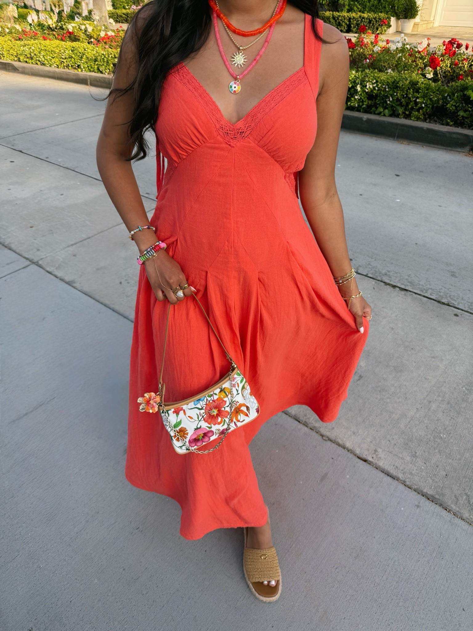 Most gorgeous dress from @freepeople 🌷🍉🫶🏽