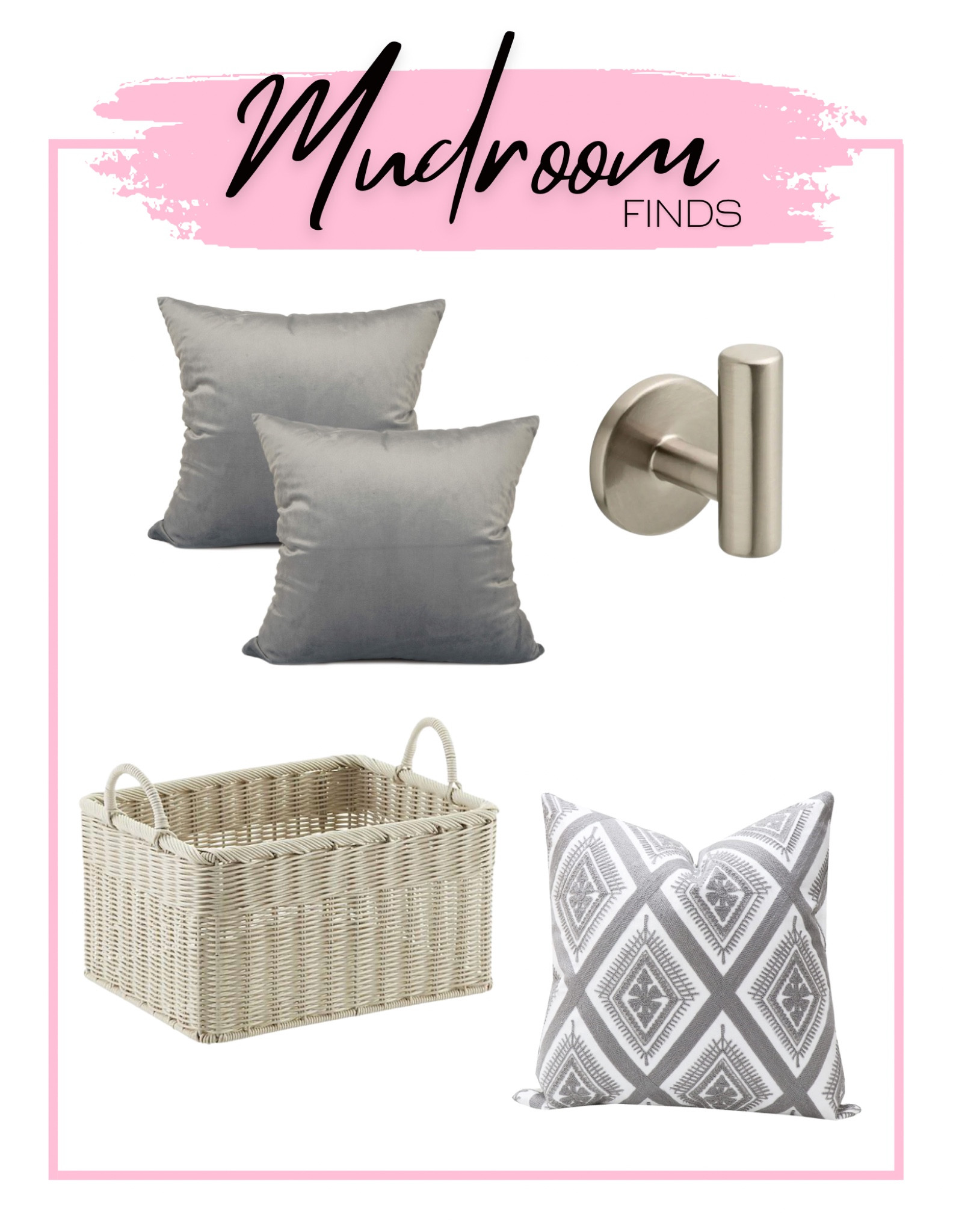 Mudroom Decor! Here’s a few neutral items I used to style my mudroom ✨

#LTKhome