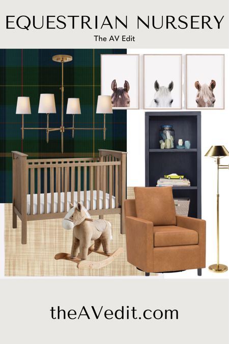 Equestrian Nursery perfect for any little girl or boy  

#LTKfamily #LTKbaby #LTKkids