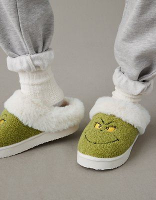 AE Grinch Slipper | American Eagle Outfitters (US & CA)