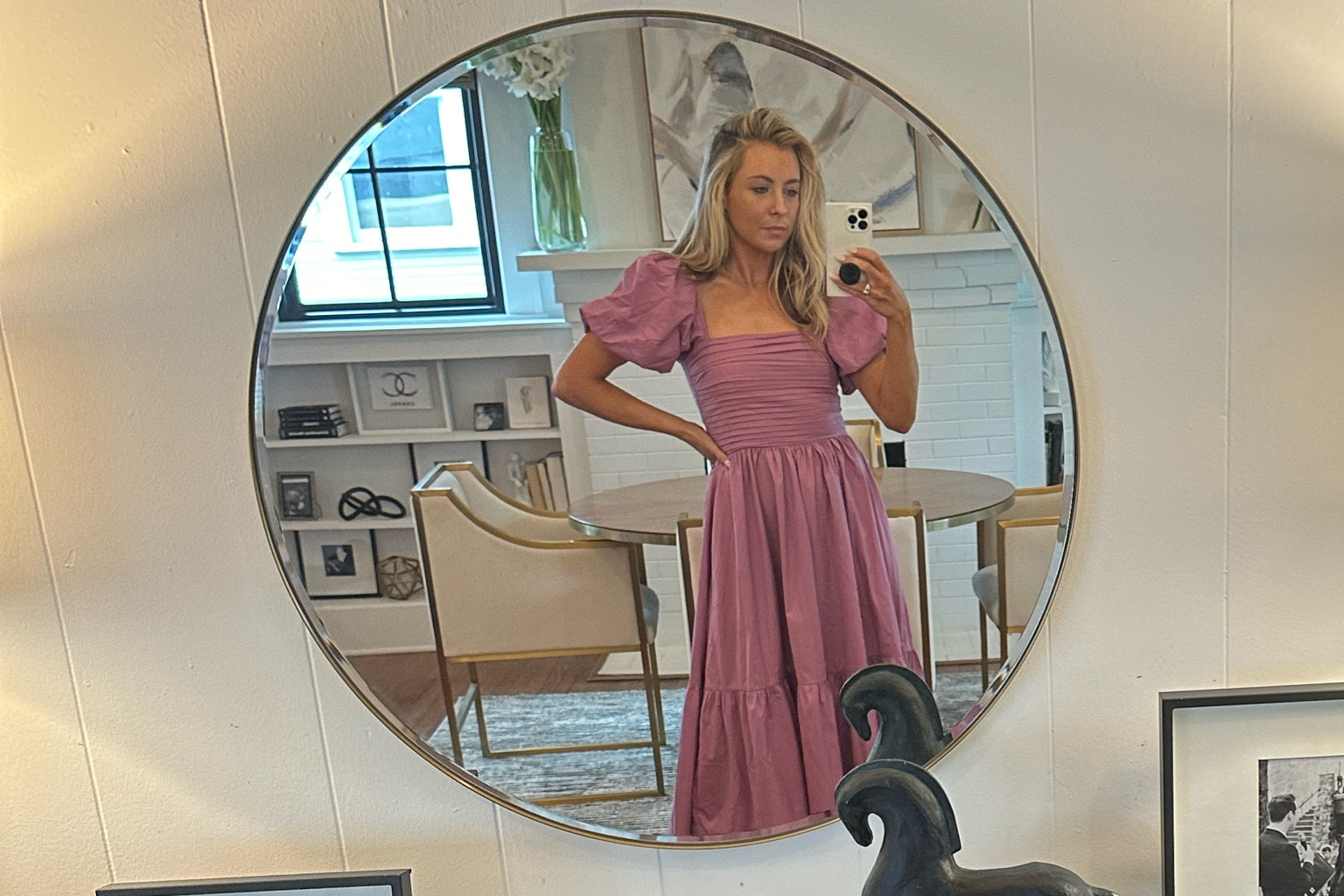 Purple dress for my sister-in-law’s college graduation from TCU. Go frogs always 🐸 💜