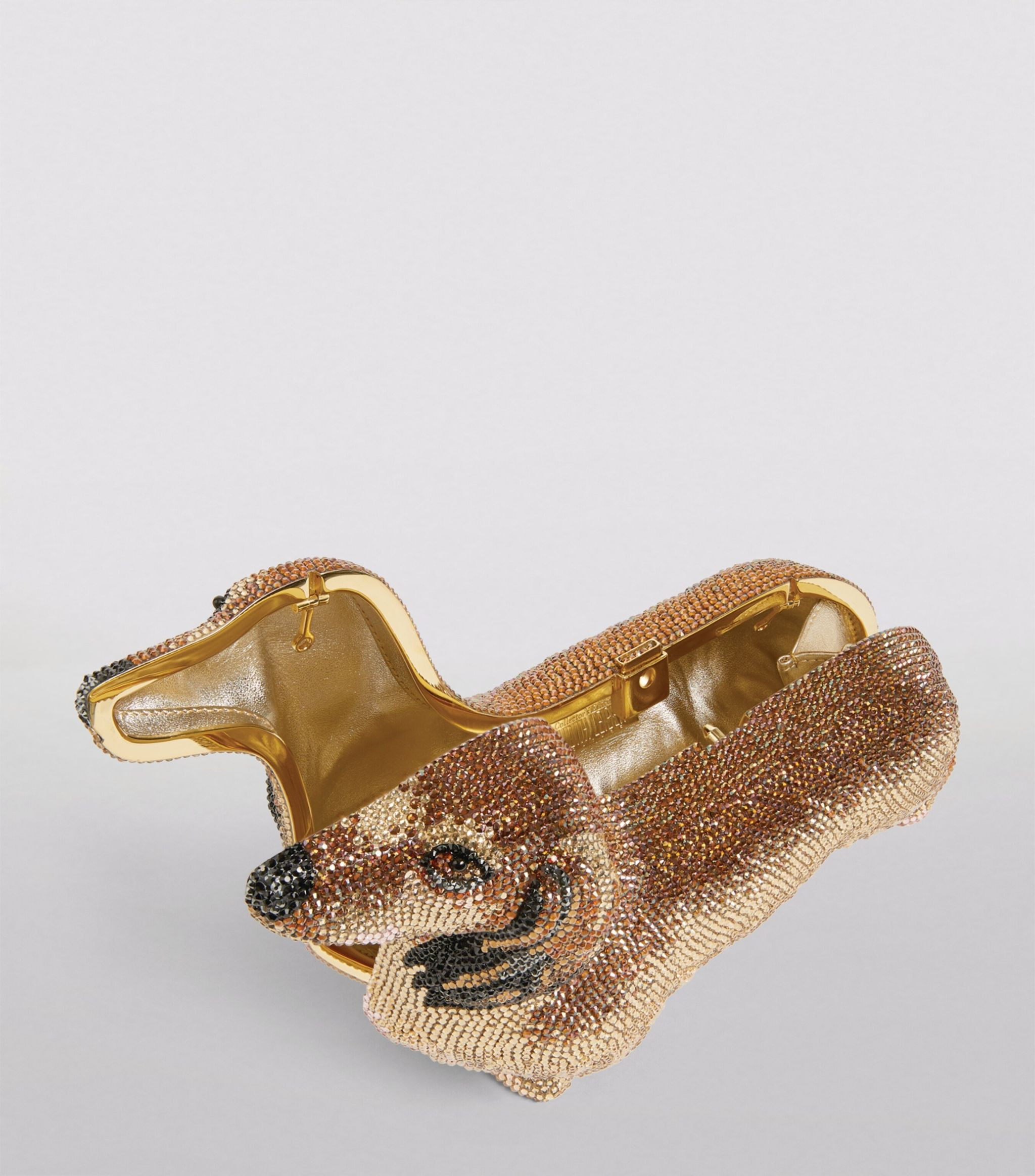 Embellished Juliet Dachshund Clutch Bag | Harrods