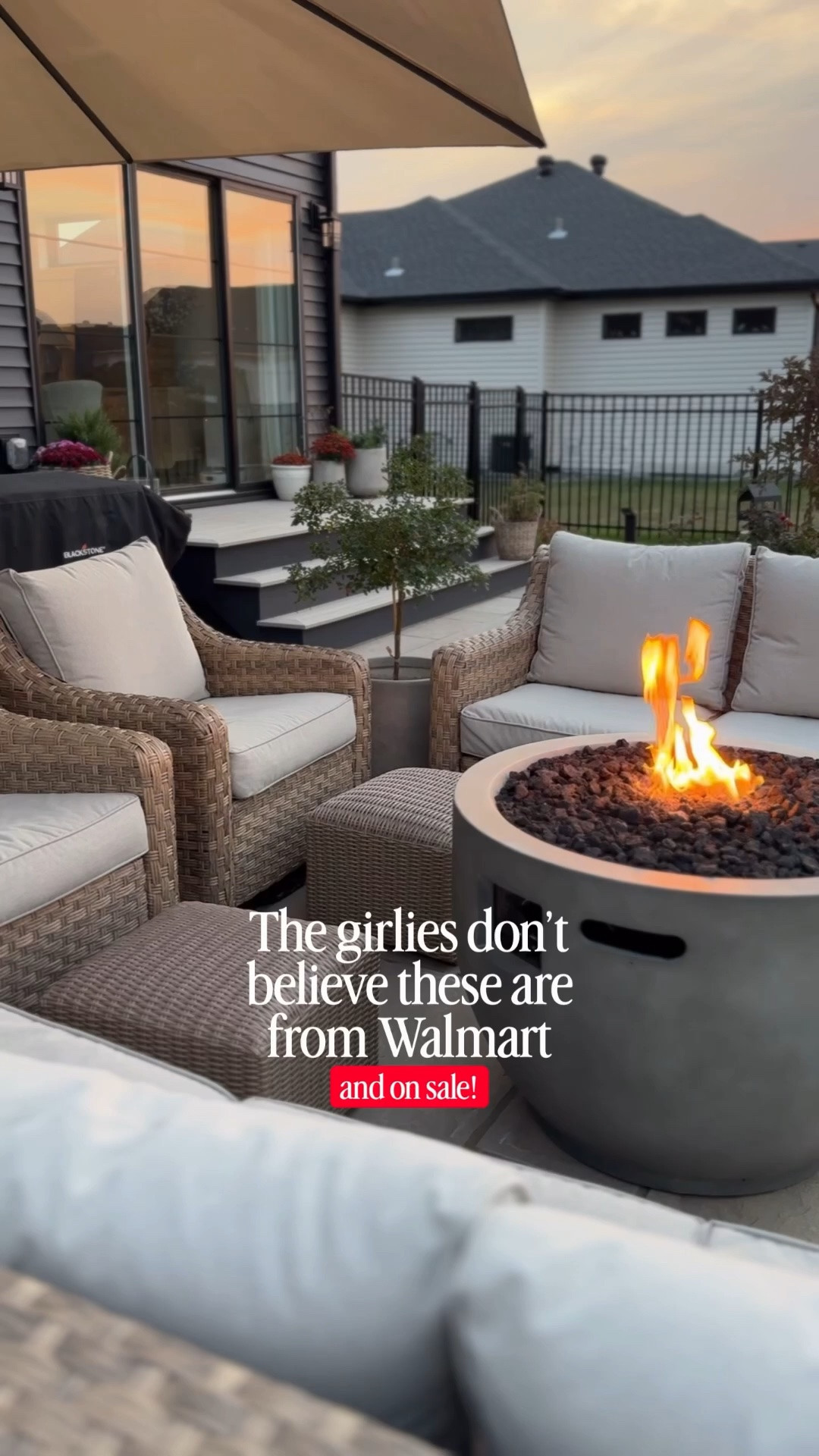 ☀️ Believe me when I say that this patio set looks like Pottery Barn but it’s actually from Walmart! These chairs and select colored sofas are now on sale! We used 2 sofas and 2 swivel chairs to create this look in our previous backyard. 

These come with heavy duty covers too!

#patioinspo #patiofurniture #potterybarnstyle

#LTKHome #LTKSaleAlert