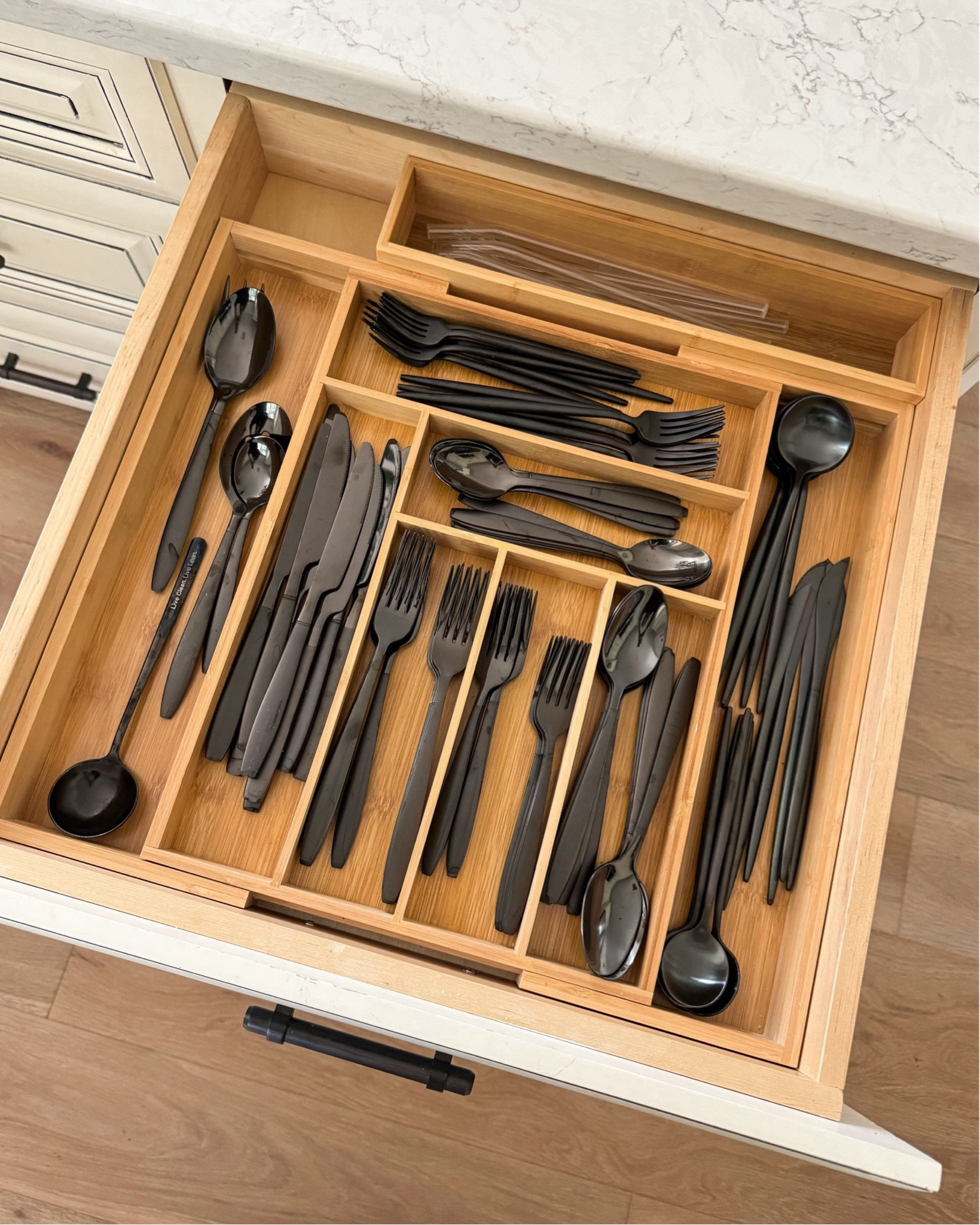 Black silverware ..I love it ...it smudges a little but that’s expected 
Walmart home finds 

#LTKStyleTip #LTKHome #LTKFindsUnder50