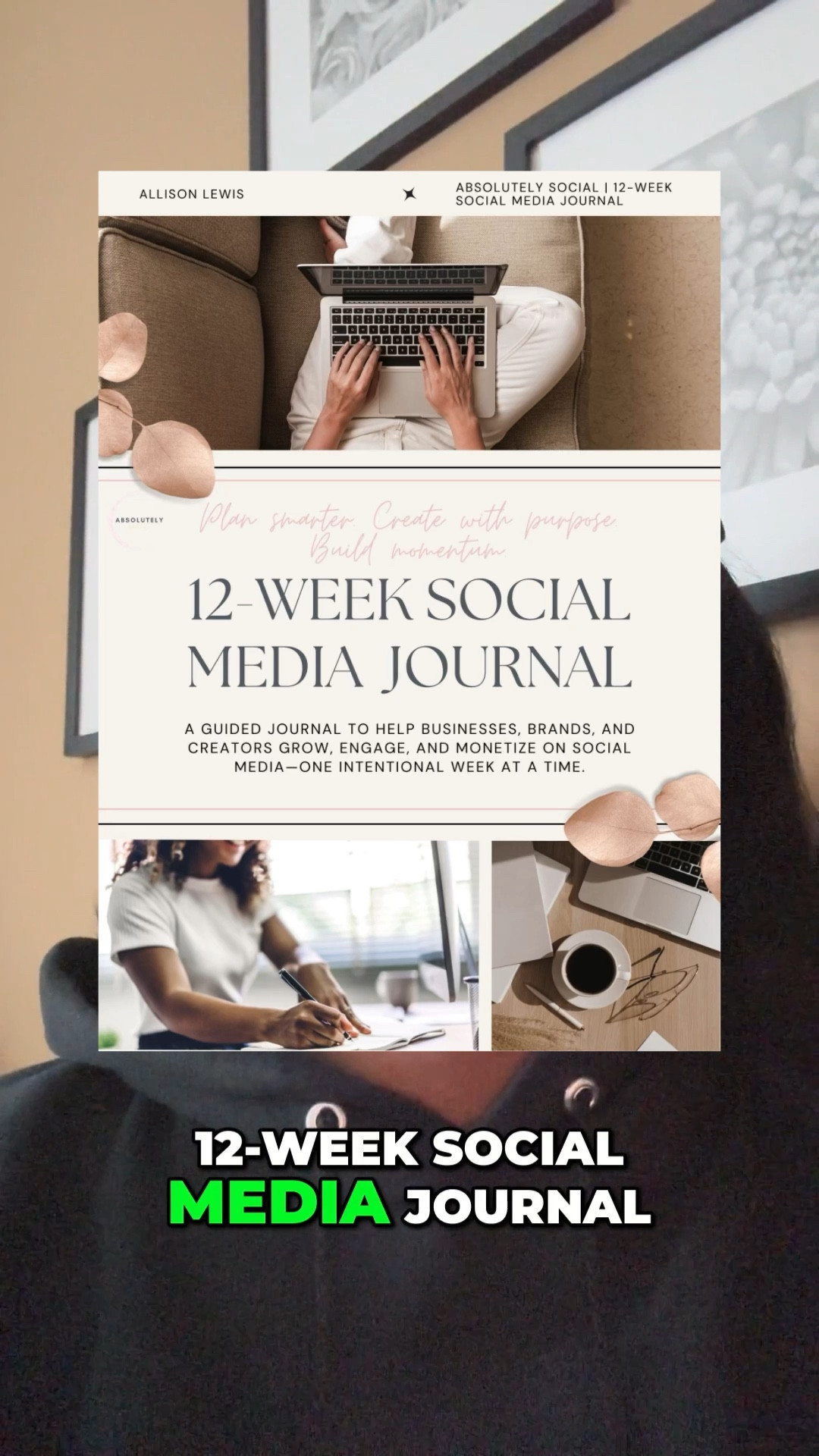 I’ve been quiet… because I’ve been building something for YOU. 💛

Introducing my 12-Week Social Media Journal — created for business owners, creators, and brands who are tired of guessing what to post and struggling to stay consistent.

This guided journal walks you through:
✨ Content planning
✨ Engagement strategies
✨ AI prompts
✨ Monetization clarity
✨ A real posting schedule
✨ And confidence online

If consistency has been your biggest struggle… this is your solution.

Available now as a digital download + paperback on Amazon.
📍 Links in bio & comments.

Grab yours and let me know what you think 👇

#SocialMediaJournal #ContentCreatorTools #BusinessGrowth #SocialMediaStrategy #AbsolutelySocial #ContentPlanning #EntrepreneurLife #PersonalBranding #CreatorCommunity #OnlineBusinessTools #WomenInBusiness #DigitalMarketingTips #GrowYourBrand #ConsistencyMatters

#LTKvlog #LTKWorkwear #LTKmomlife