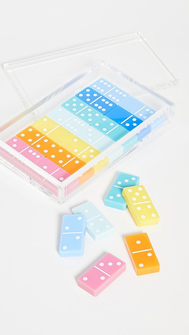 Tizo Lucite Multi Color Domino Set | Shopbop