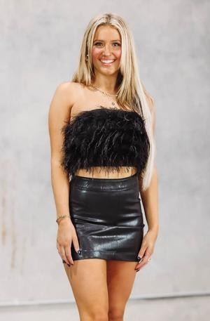 Boas Before Boys Top - Black | Hazel and Olive