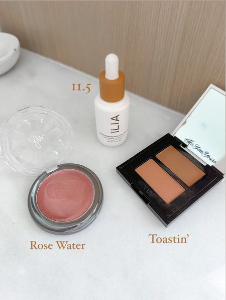 Summer skin: ilia skin tint shade 11.5 // rose water highlighting balm // toastin’ in bronzer duo 

#LTKSeasonal #LTKbeauty