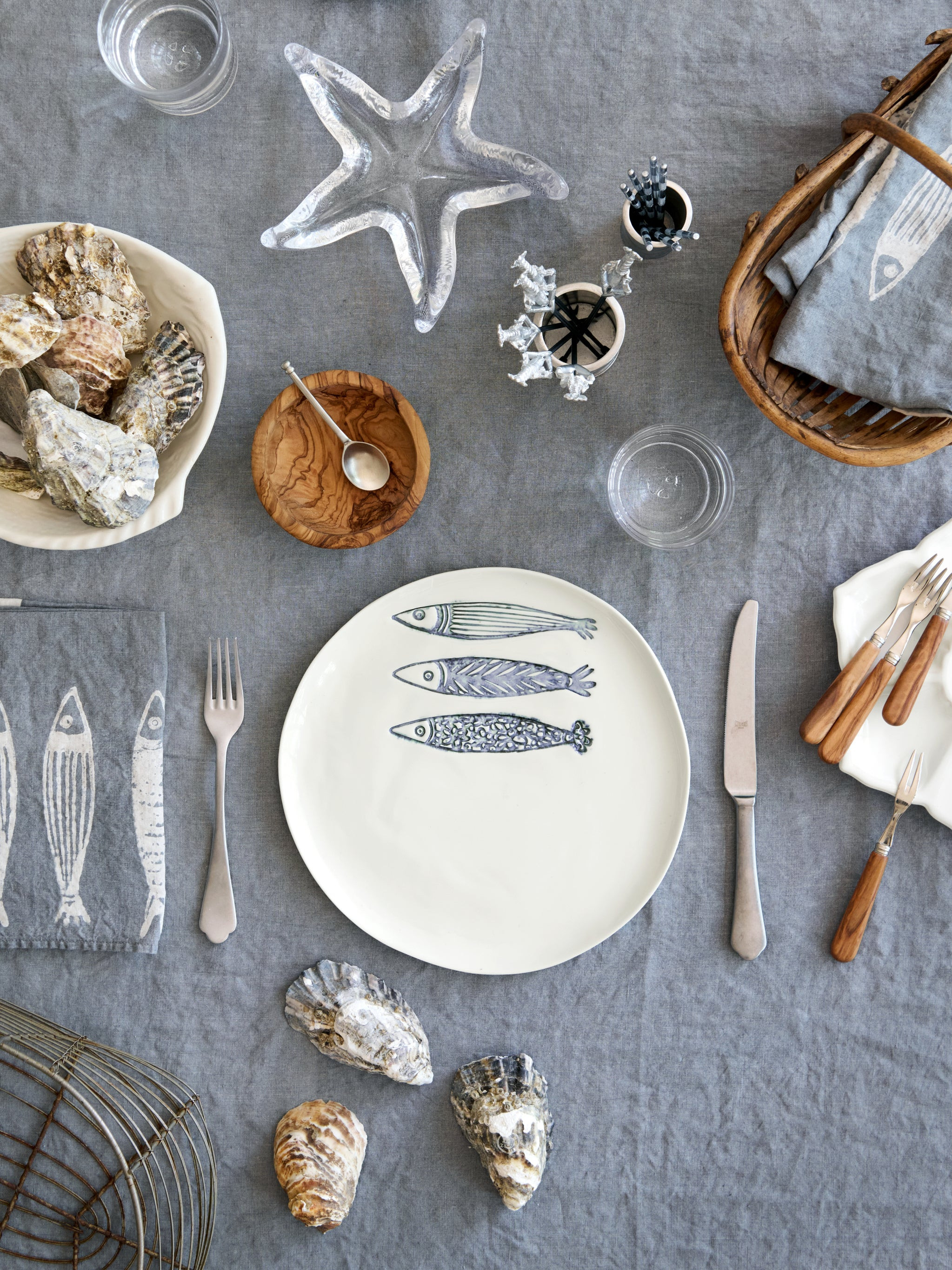 Bertozzi Fish Trio Dinner Plate | Weston Table