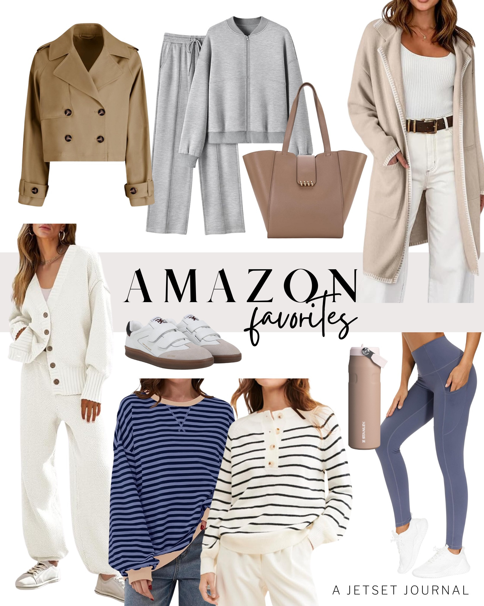 Check out Amazon's top fashion picks and find your new must-have pieces today!
summer to fall, outfit idea, transitional style, look for less, functional bag, amazon fashion, affordable finds, cozy cardigan, neutral sneakers

#LTKU #LTKStyleTip #LTKSeasonal