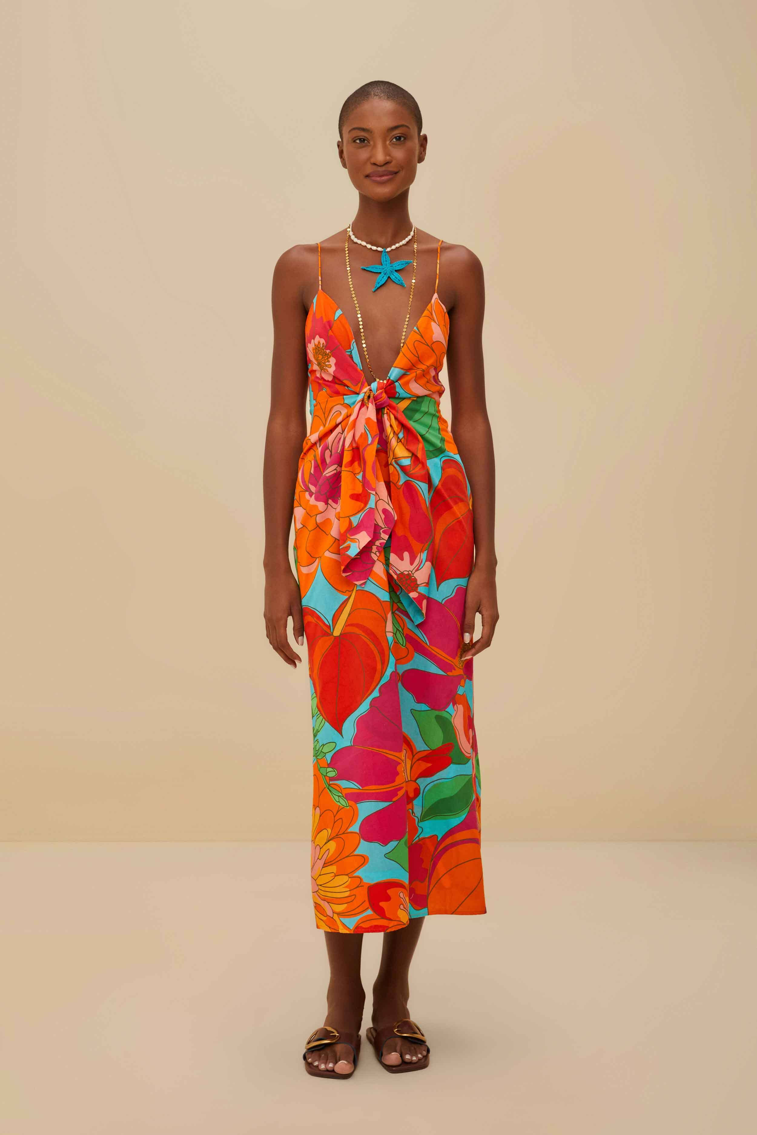 Spring Affair Midi Dress | FarmRio (US)