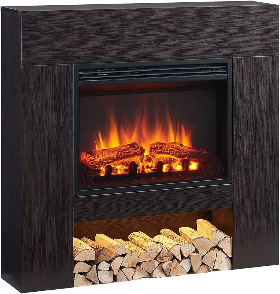 LegendFlame® Georgia Electric Fireplace with 37" Mantel Surround and Jaden 23" Insert, Espresso ... | Amazon (US)