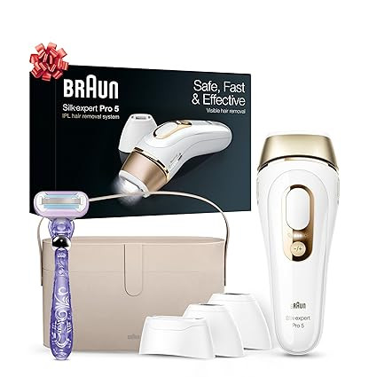 Braun IPL Silk·Expert Pro 5 PL5347 Latest Generation IPL, Holiday Gifts for Women and Men, Hair ... | Amazon (US)