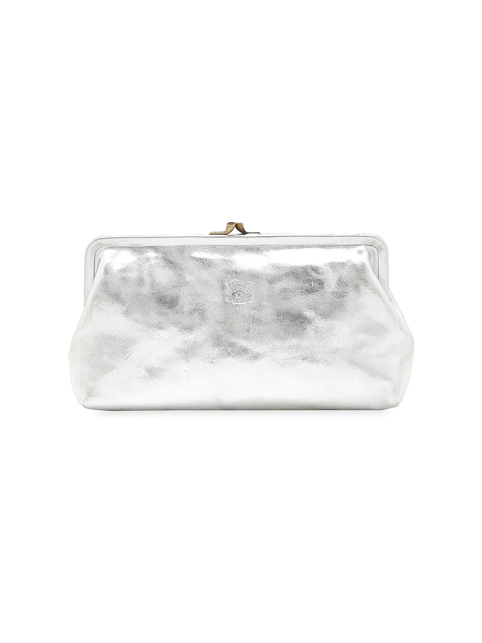 Metallic Leather Clutch | Saks Fifth Avenue