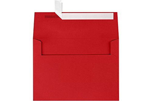 LUXPAPER A7 Invitation Envelopes for 5 x 7 Cards in 80 lb. Ruby Red, Printable Envelopes for Invitat | Amazon (US)