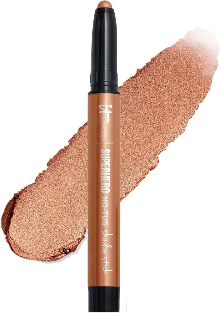 IT Cosmetics Superhero No-Tug Waterproof Eyeshadow Stick - Longwear Blendable Cream with Built-In... | Amazon (US)