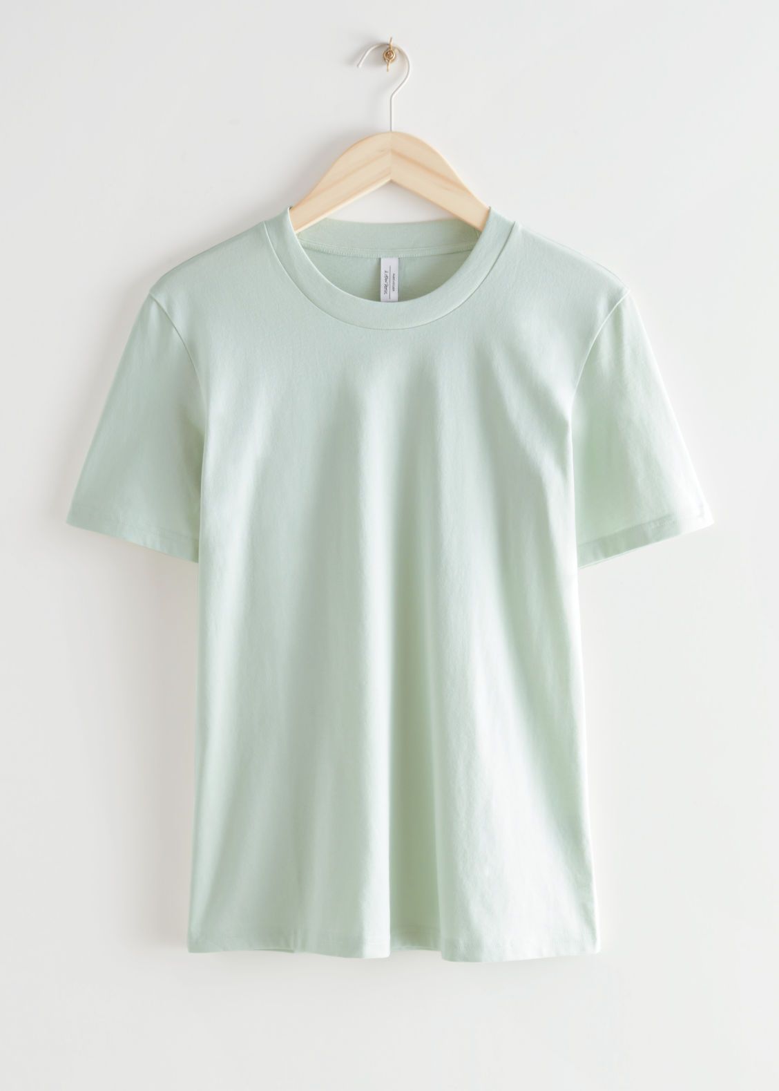 Crewneck Cotton T-Shirt - Green | & Other Stories (EU + UK)