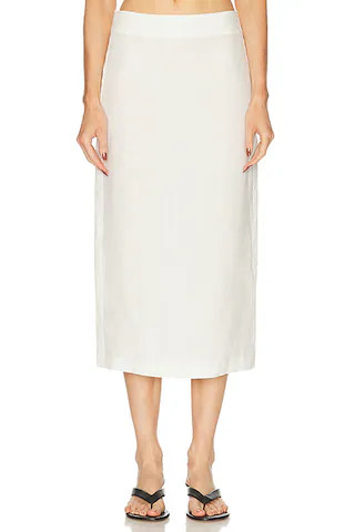 Linen Pencil Skirt | FWRD 