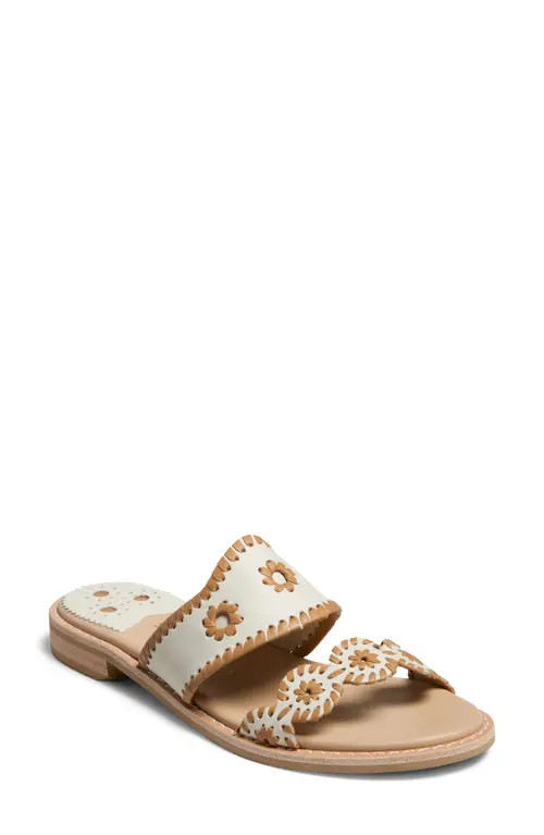 Jack Rogers Caroline Sandal in Bone/Oak at Nordstrom, Size 6.5 | Nordstrom