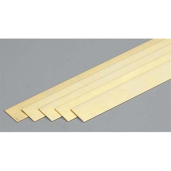 K&S Precision Metals 9715 Brass Strip, 0.016" Thickness x 1" Width x 36" Length, 5 pc, Made in USA | Amazon (US)
