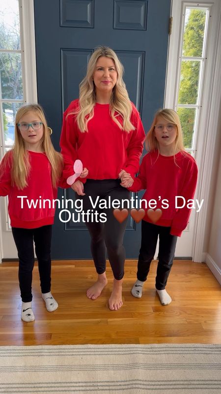 The cutest matching mommy and me Valentine’s Day Outfits! Heart sweatshirt; heart sweater; Valentine’s Day lounge outfit; 

#LTKSeasonal #LTKkids #LTKfamily