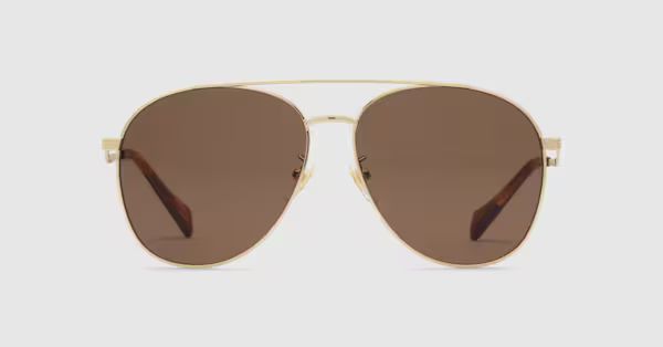 Aviator frame sunglasses | Gucci (US)