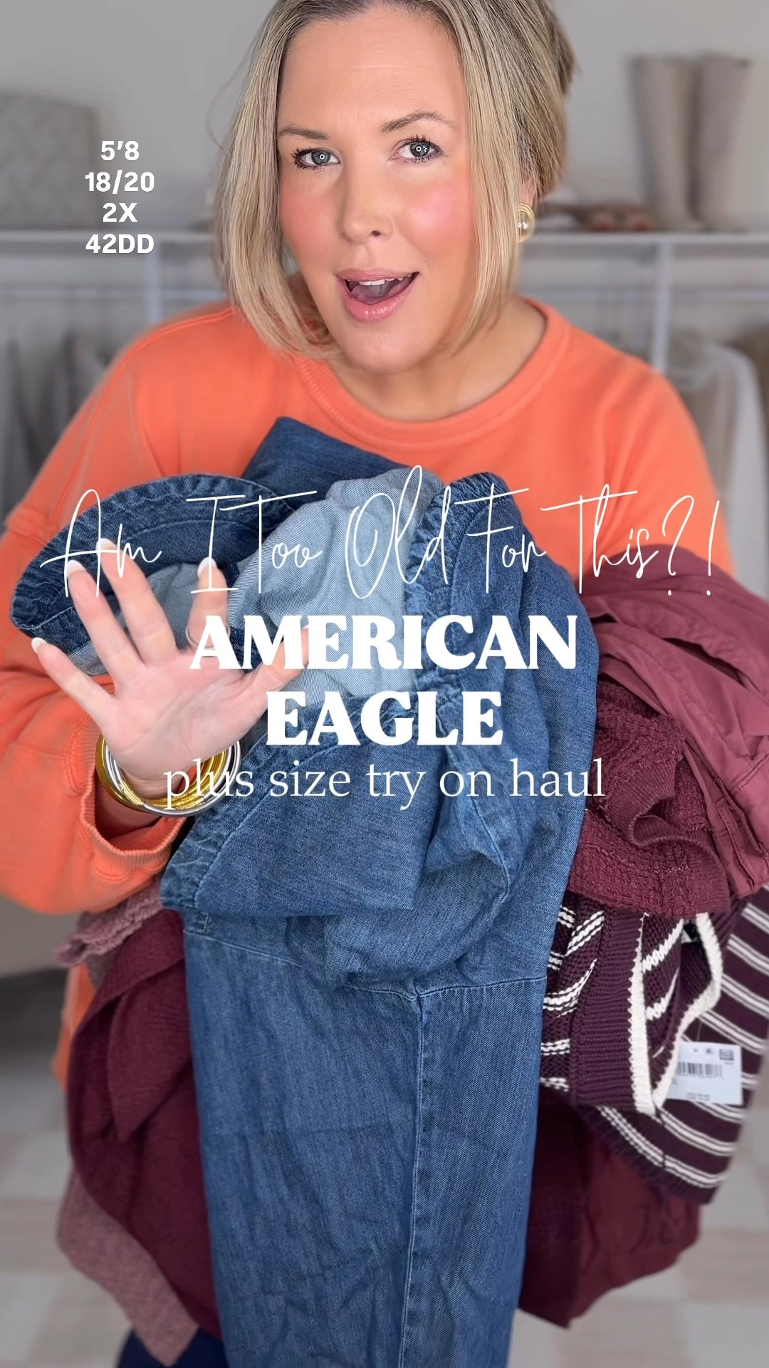 In love with the fall drop at American Eagle right now!!! I am a true plus size 18/20/2X! 
I have on the XXL in everything and a size 20 in the pants!!! Hurry and shop with the special discount code LTKFALLSALE !! 

#LTKPlusSize #LTKMidsize #LTKFallSale