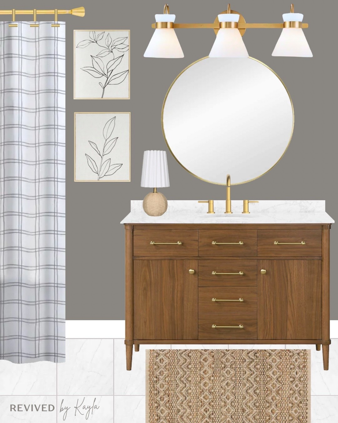 Time for a bathroom makeover? Lowe’s just added tons of new home decor items for October! This modern neutral bathroom design is completely from Lowe’s and super affordable 🤍

#homedecor #homedesign #interiordesign #bathroomdecor #bathroommakeover #bathroomdesign #homeinspo #moodboard #bathroomvanity #bathroomlighting #mirror #lamp #showercurtain
@loweshomeimprovement #ad #lowespartner 

#LTKFindsUnder50 #LTKHome #LTKFindsUnder100