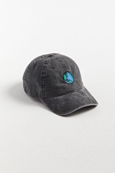 Earth Embroidered Washed Baseball Hat | Urban Outfitters (US and RoW)