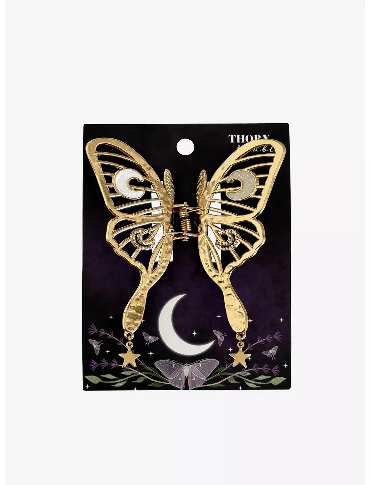 Thorn & Fable Golden Moth Claw Hair Clip | Hot Topic | Hot Topic