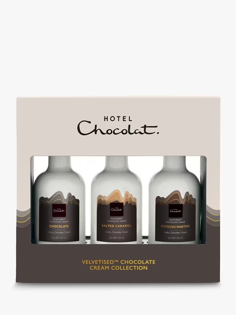 Hotel Chocolat Velvetised Chocolate Cream Collection, 3x 50ml | John Lewis (UK)