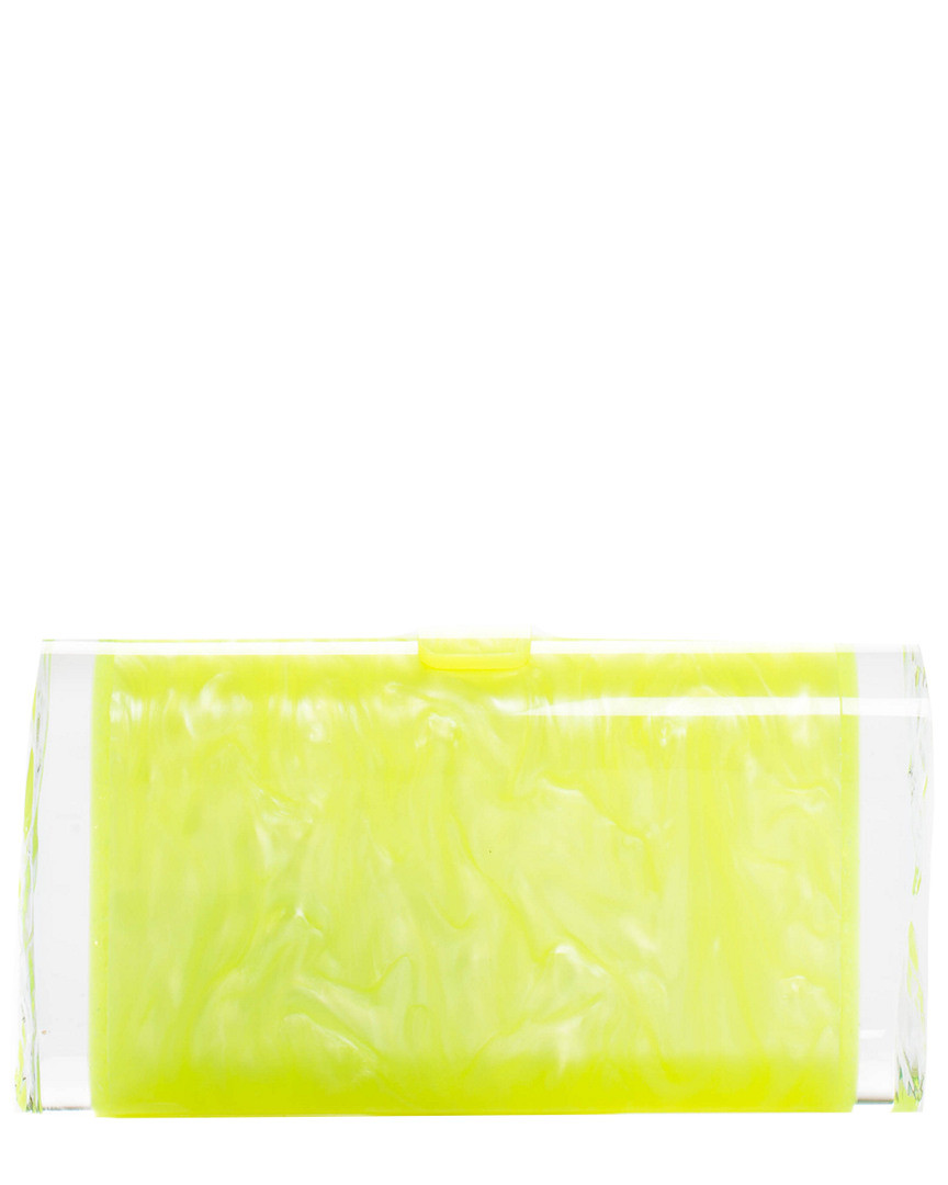 Edie Parker Green Resin Lara Backlit Clutch, Never Carried | Gilt