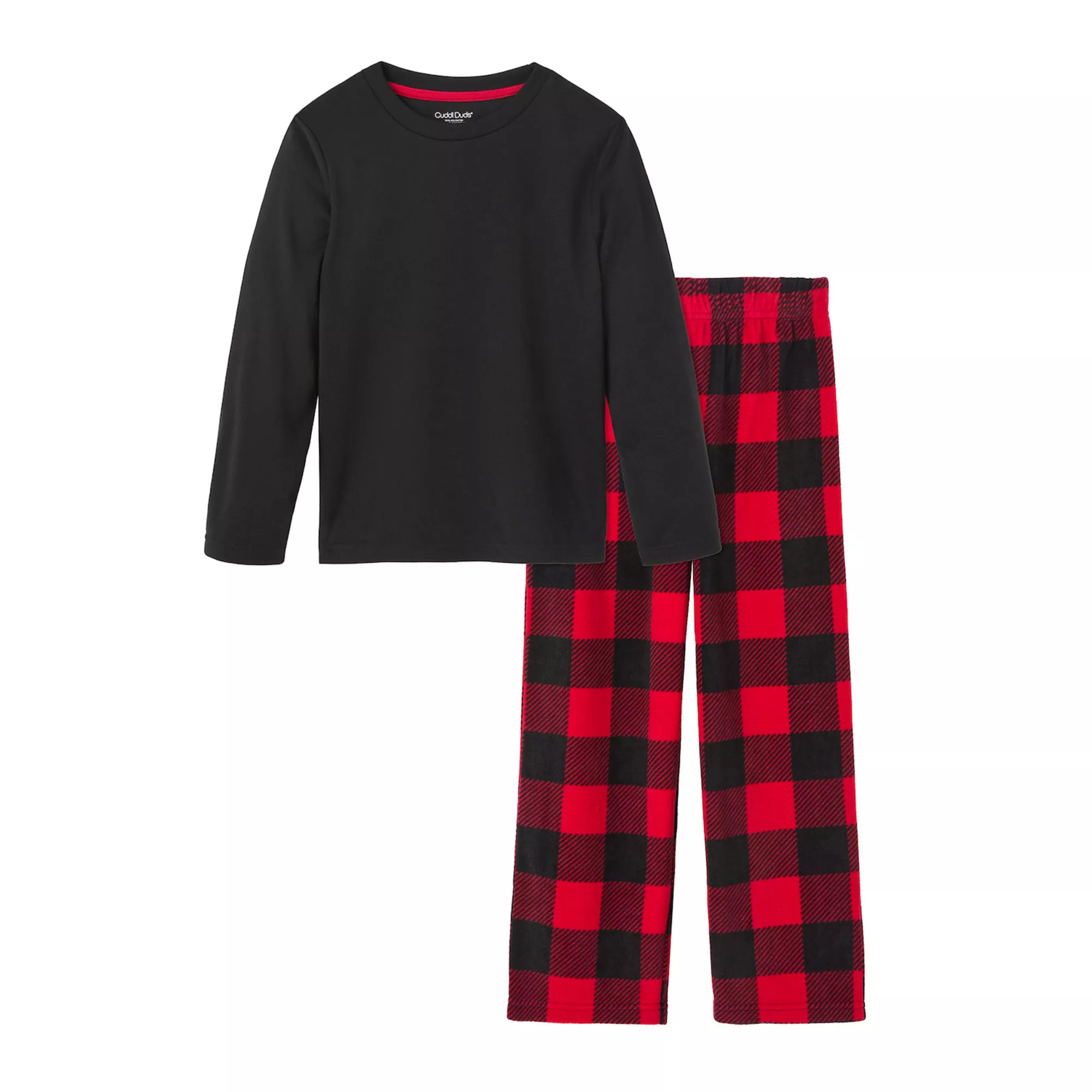 Boys 6-16 Cuddl Duds® Long Sleeve Pajama Top & Pajama Bottoms Set | Kohl's