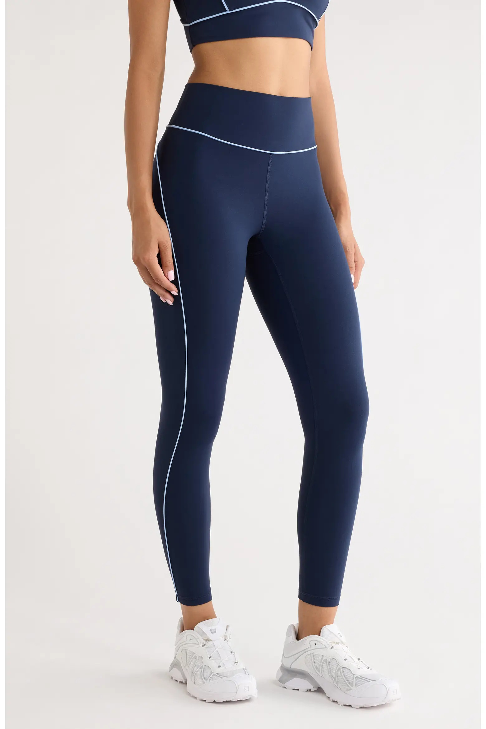 Studio Luxe High Waist 7/8 Piped Leggings (Women) | Nordstrom | Nordstrom