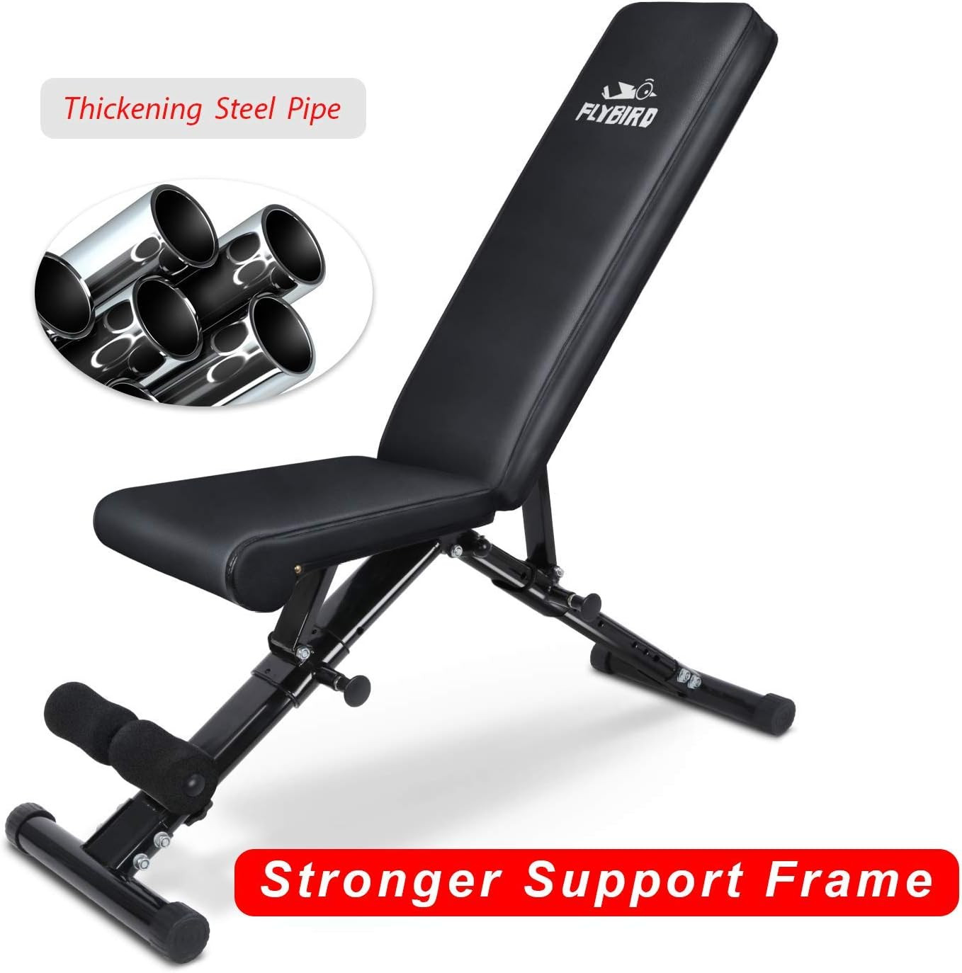 FLYBIRD Weight Bench, Adjustable Strength Training Bench for Full Body Workout with Fast Folding-... | Amazon (US)