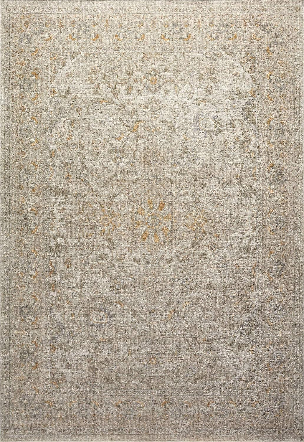 Amazon.com: Chris Loves Julia x Loloi Rosemarie ROE-02 Ivory / Natural Oriental Area Rug 7'-10" x... | Amazon (US)