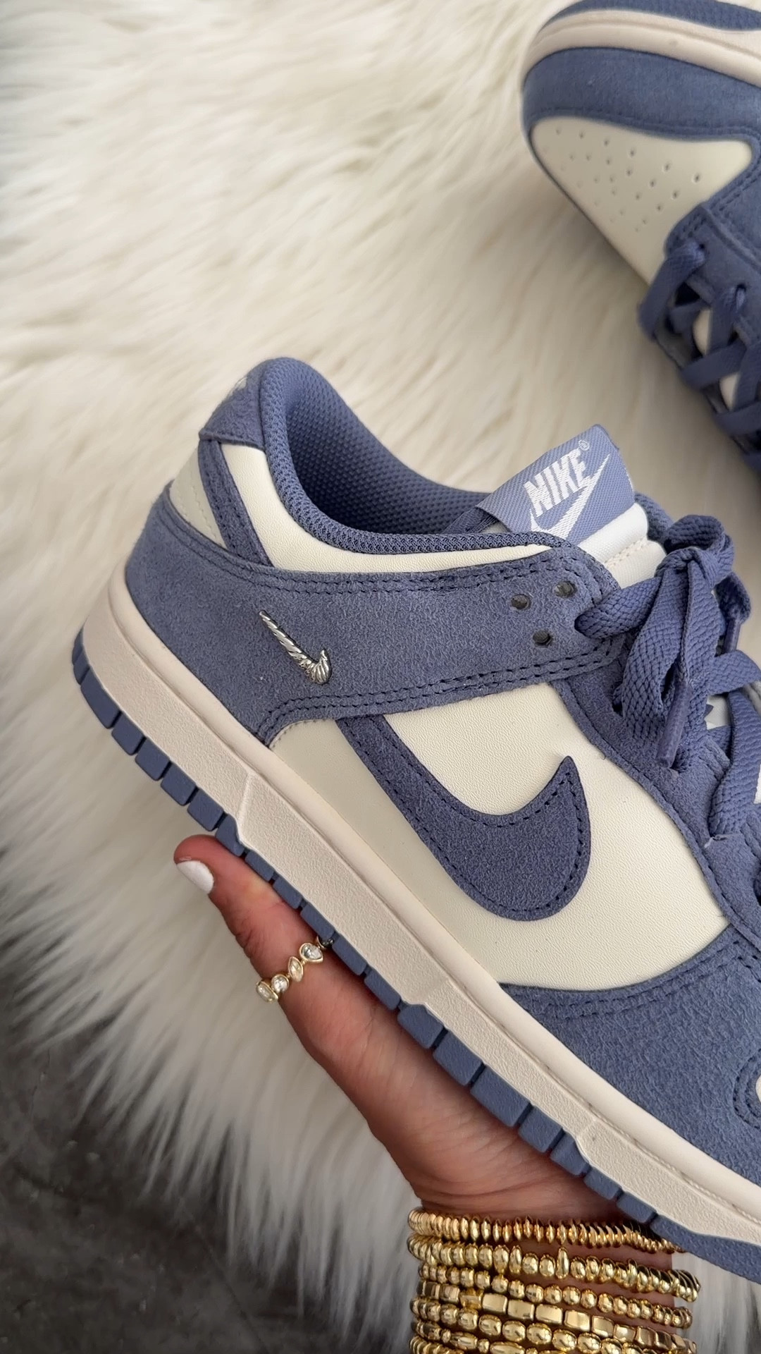 Nike dunk low suede sneakers now $78 originally $120 with code longshot. Runs true to size 