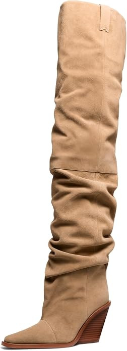 Michael Kors Women's Noemie Over the Knee Heeled Boot | Amazon (US)