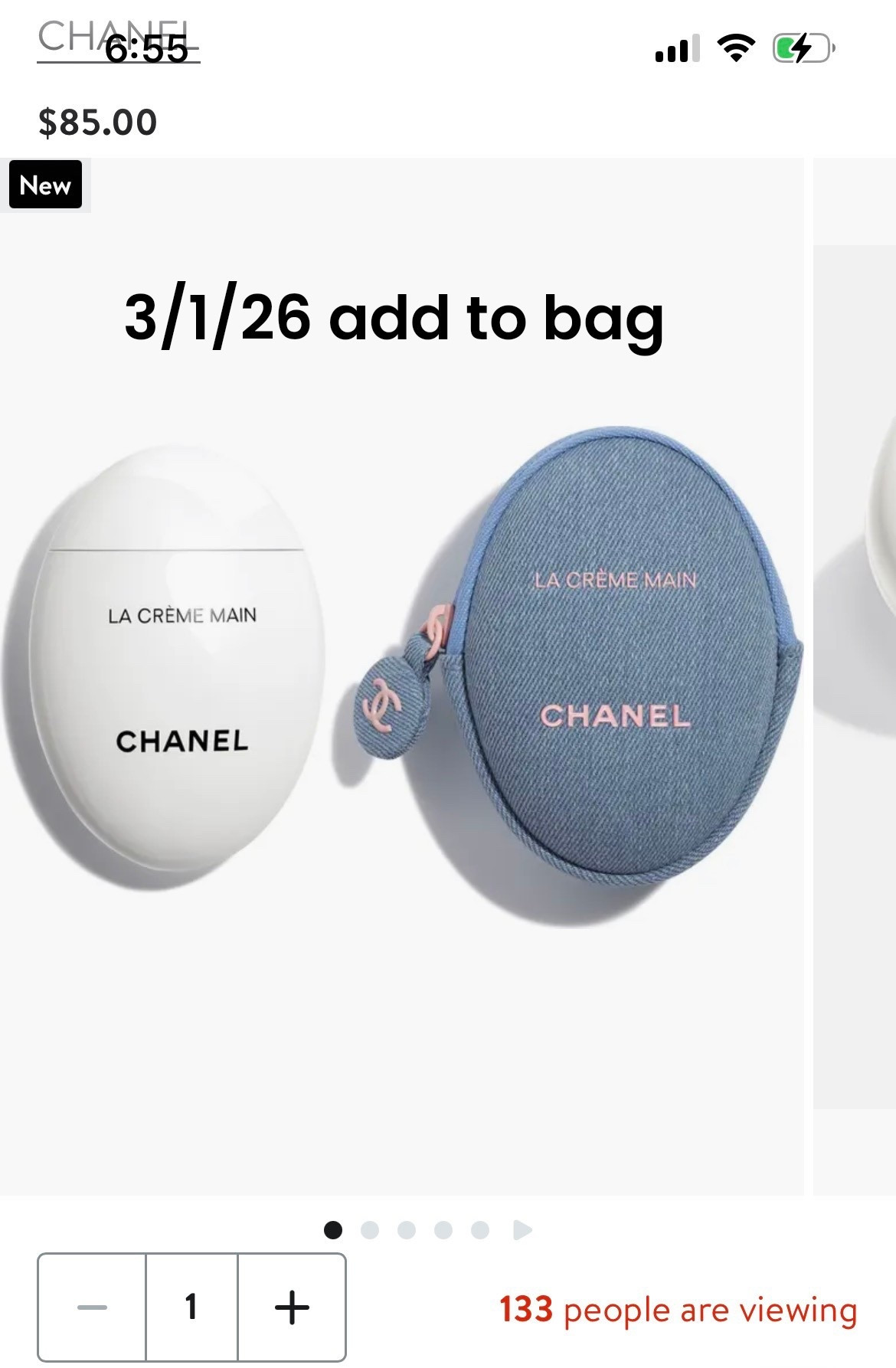 Back now!!!


The Chanel denim hand cream set has been popping up here and there for in store pickup. Stores are still getting random deliveries.



#LTKSaleAlert #LTKSpringSale #LTKBeauty