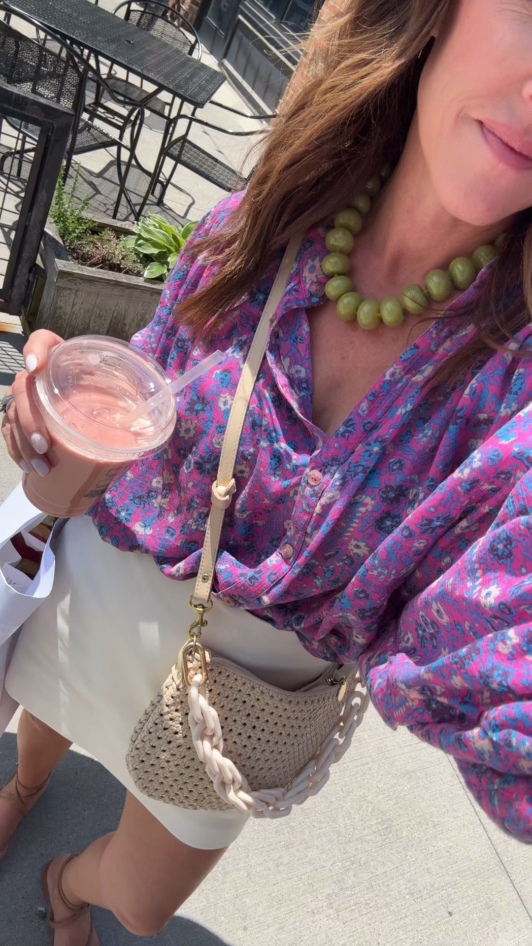 This outfit combo is spring perfection. I LOVE a light & flowy blouse. 
XS here. Some sizes in stock. Or a NEW blue floral 😍
Size 4 skort - SO good.

#LTKSeasonal #LTKOver40 #LTKmomlife